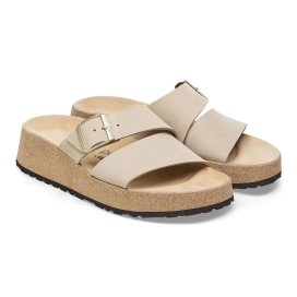 Birkenstock Sandalo Donna Almina sandcastle, Nubuck Leather