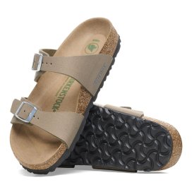 Birkenstock Sandalo Donna Sydney gray taupe veg, Synthetics