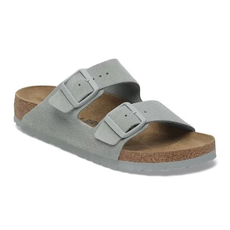 Sandalo Birkenstock Arizona pure sage, Suede Leather