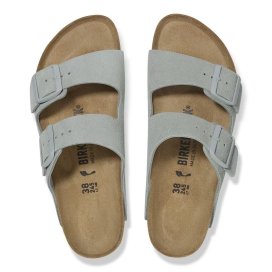 Sandalo Birkenstock Arizona pure sage, Suede Leather