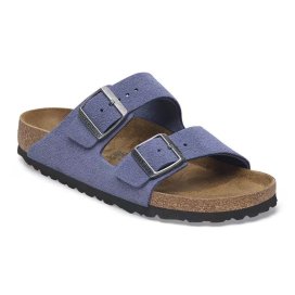 Sandalo Birkenstock Arizona purple dusk, Suede Leather