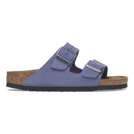 Sandalo Birkenstock Arizona purple dusk, Suede Leather