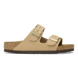 Sandalo Birkenstock Arizona SFB sandcastle, Nubuck Leather