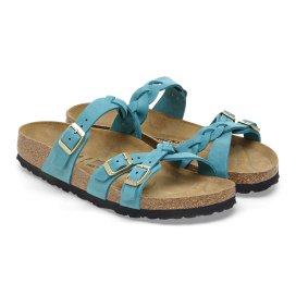 Birkenstock Sandalo Franca Braided biscay bay, Oiled Leather