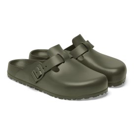 Birkenstock Clogs in Gomma Boston EVA Khaki