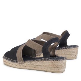 Toni Pons Espadrillas da donna senza tacco in tessuto di cotone vegan - VERDI-V