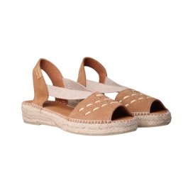 Toni Pons Espadrillas in pelle scamosciata da donna con ricamo - EDITH