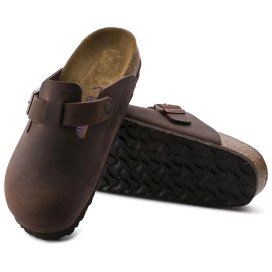 Birkenstock Clog Unisex Boston SFB habana, Oiled Leather