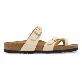 Birkenstock Infradito Donna Mayari Nabuck Ecru