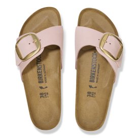 Birkenstock Sandalo Donna Madrid Big Buckle Nabuck Soft Pink