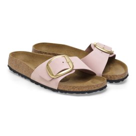 Birkenstock Sandalo Donna Madrid Big Buckle Nabuck Soft Pink