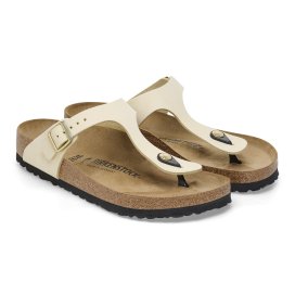 Birkenstock Infradito Donna Gizeh Nabuck Ecru