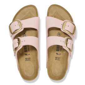 Birkenstock Sandalo Donna Arizona Big Buckle Nabuck Soft Pink