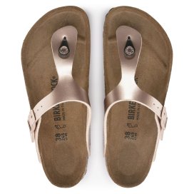 Birkenstock Infradito Donna Gizeh Birko Flor Copper