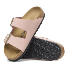 Birkenstock Sandalo Donna Arizona Nabuck Leather Soft Pink