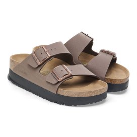 Birkenstock Sandalo Donna Arizona Platform Mocca, Birko Flor