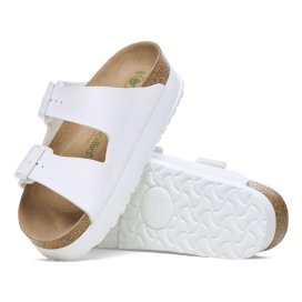 Birkenstock Sandalo Donna Arizona Platform White, Birko Flor