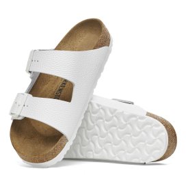 Birkenstock Sandalo Unisex Arizona white, Natural Leather