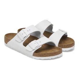 Birkenstock Sandalo Unisex Arizona white, Natural Leather