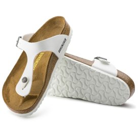 Birkenstock Infradito Unisex Gizeh white, Birko Flor