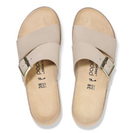 Birkenstock Sandalo Donna Almina sandcastle, Nubuck Leather