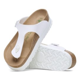 Birkenstock Infradito Donna Gizeh Platform white veg, Birko Flor