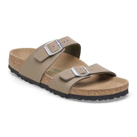 Birkenstock Sandalo Donna Sydney gray taupe veg, Synthetics