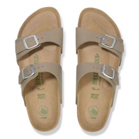 Birkenstock Sandalo Donna Sydney gray taupe veg, Synthetics