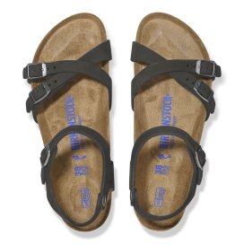 Sandalo Birkenstock Kumba SFB black, Nubuck Leather