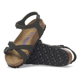 Sandalo Birkenstock Kumba SFB black, Nubuck Leather